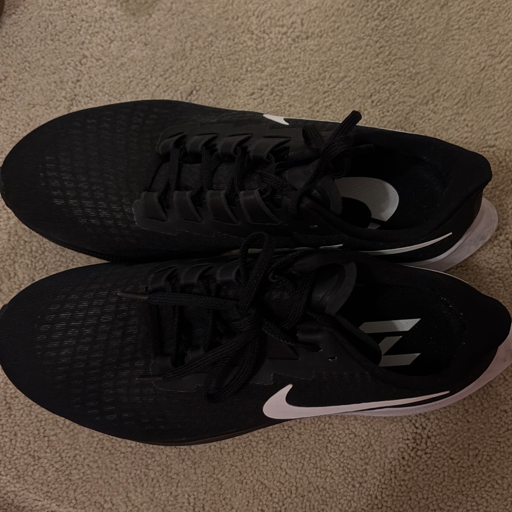 Nike Black and White Pegasus Running Shoes